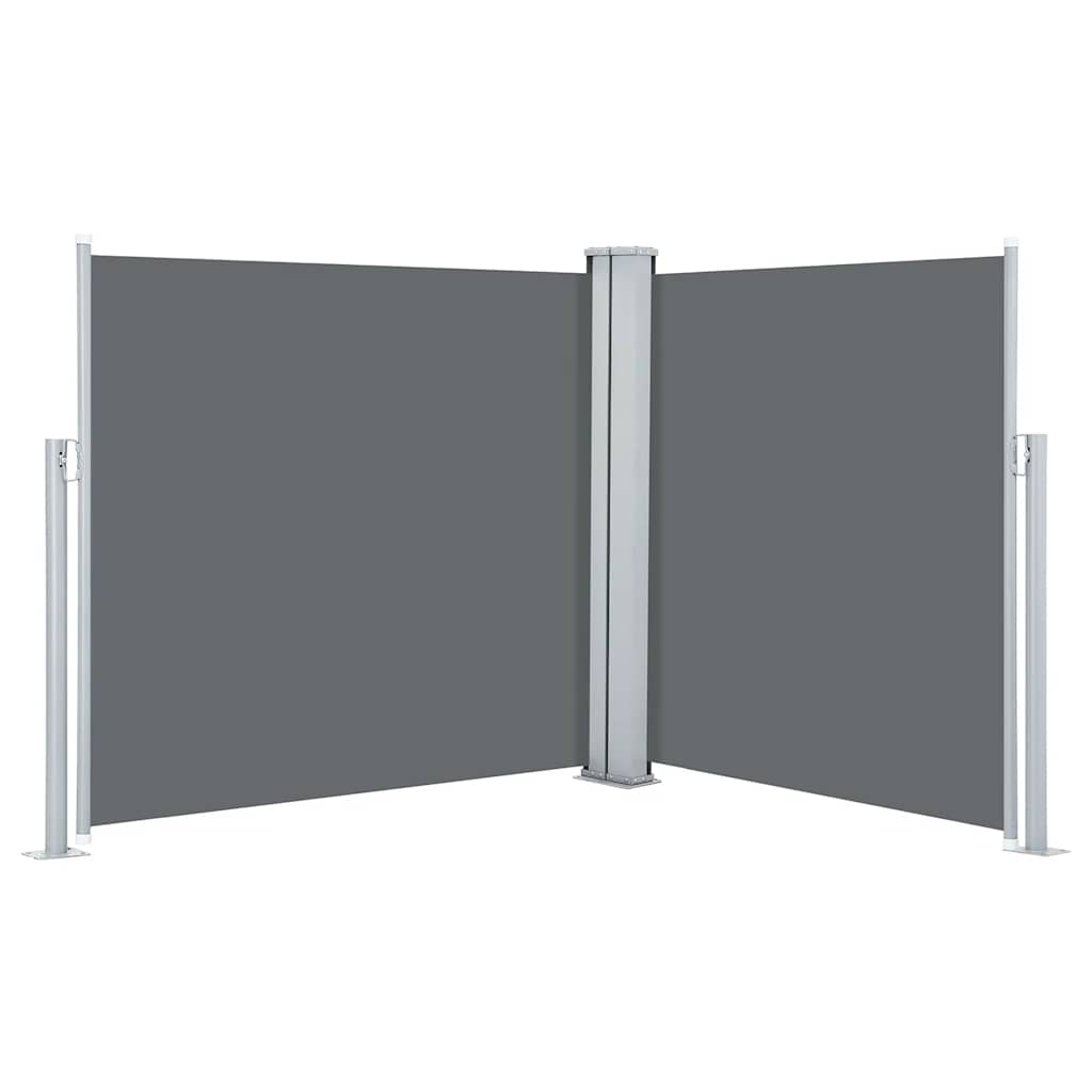 Ausziehbare Seitenmarkise 160×600 cm Braun