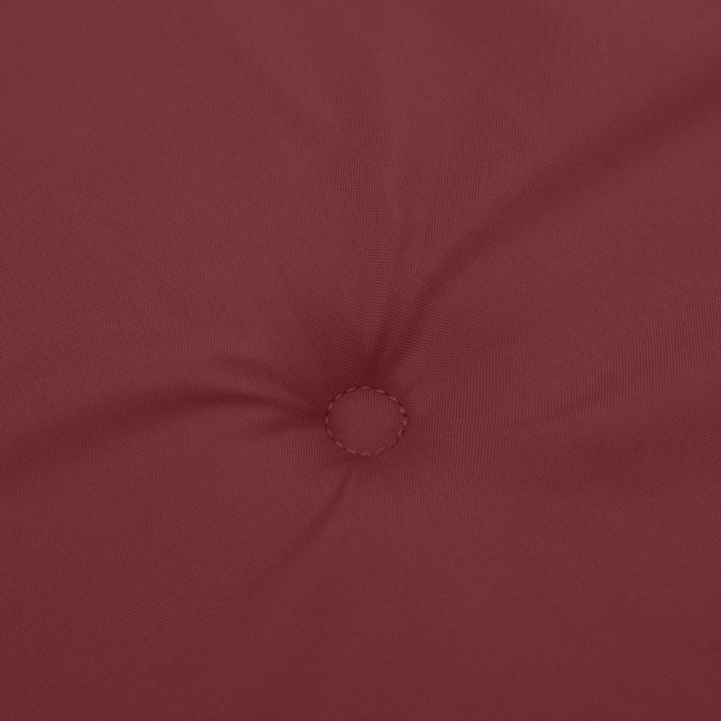 Hochlehner-Auflagen 2 Stk. Melange Anthrazit 120x50x7cm Stoff