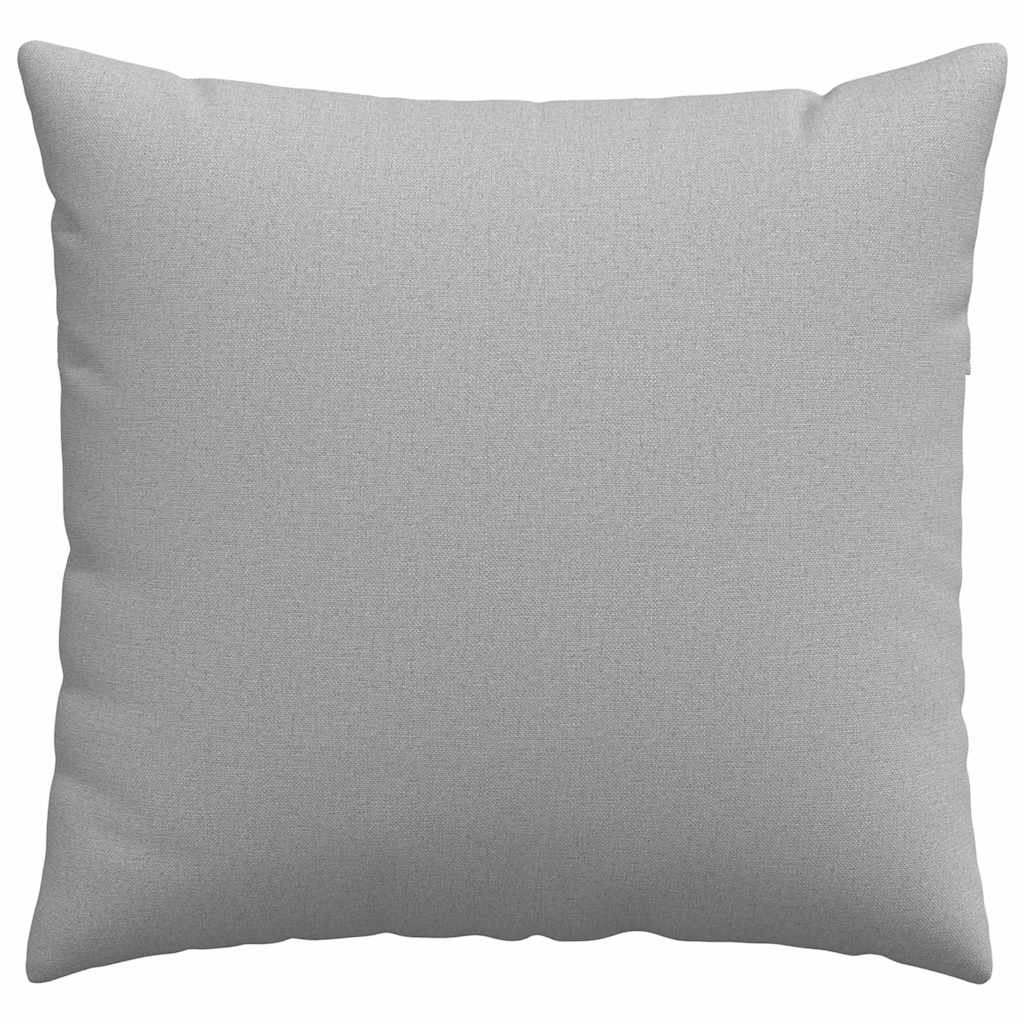 Sofakissen 2 pcs Hellgrau 50 x 30 cm Stoff