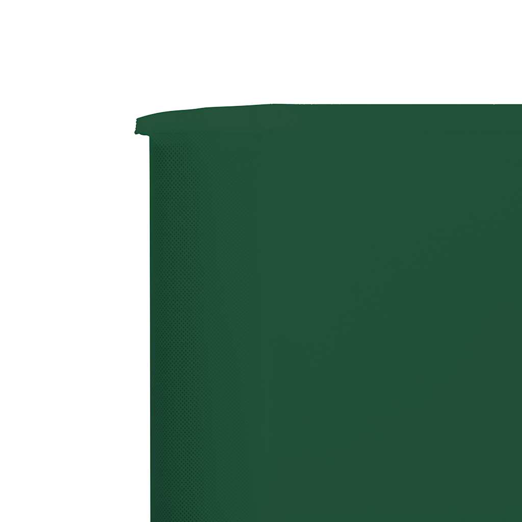 3-teiliges Windschutzgewebe 400 x 120 cm Weiß
