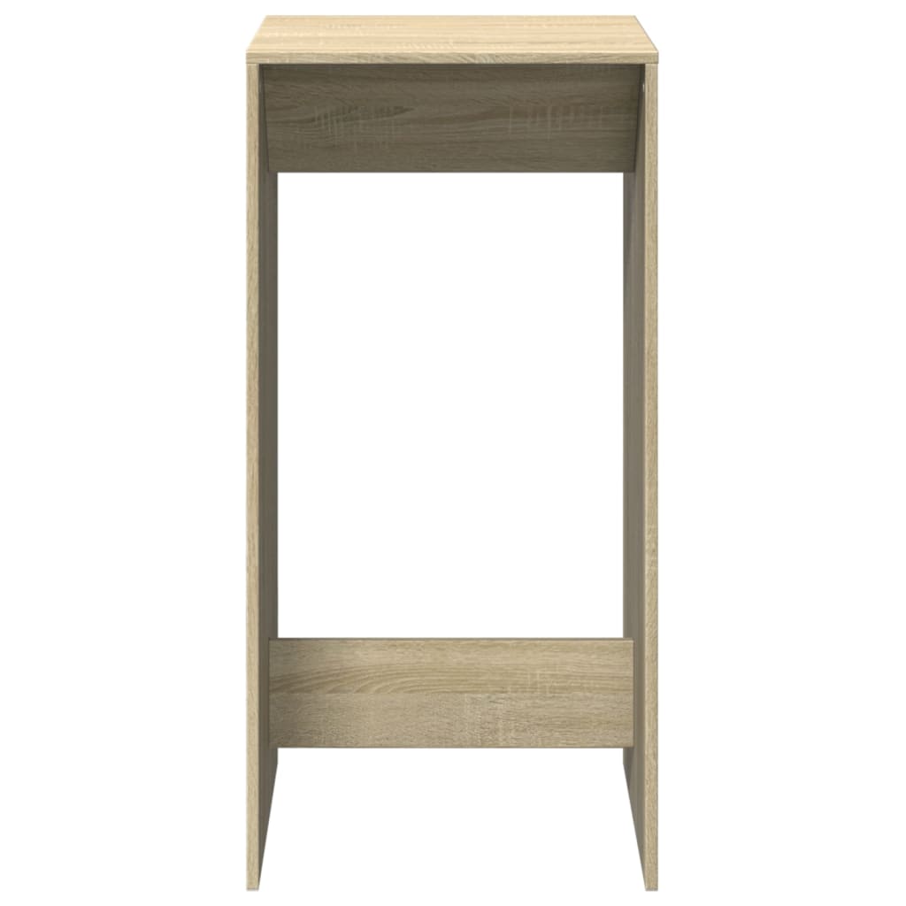 Bartisch Schwarz Eichen-Optik 102 x 50 x 103,5 cm Holzwerkstoff