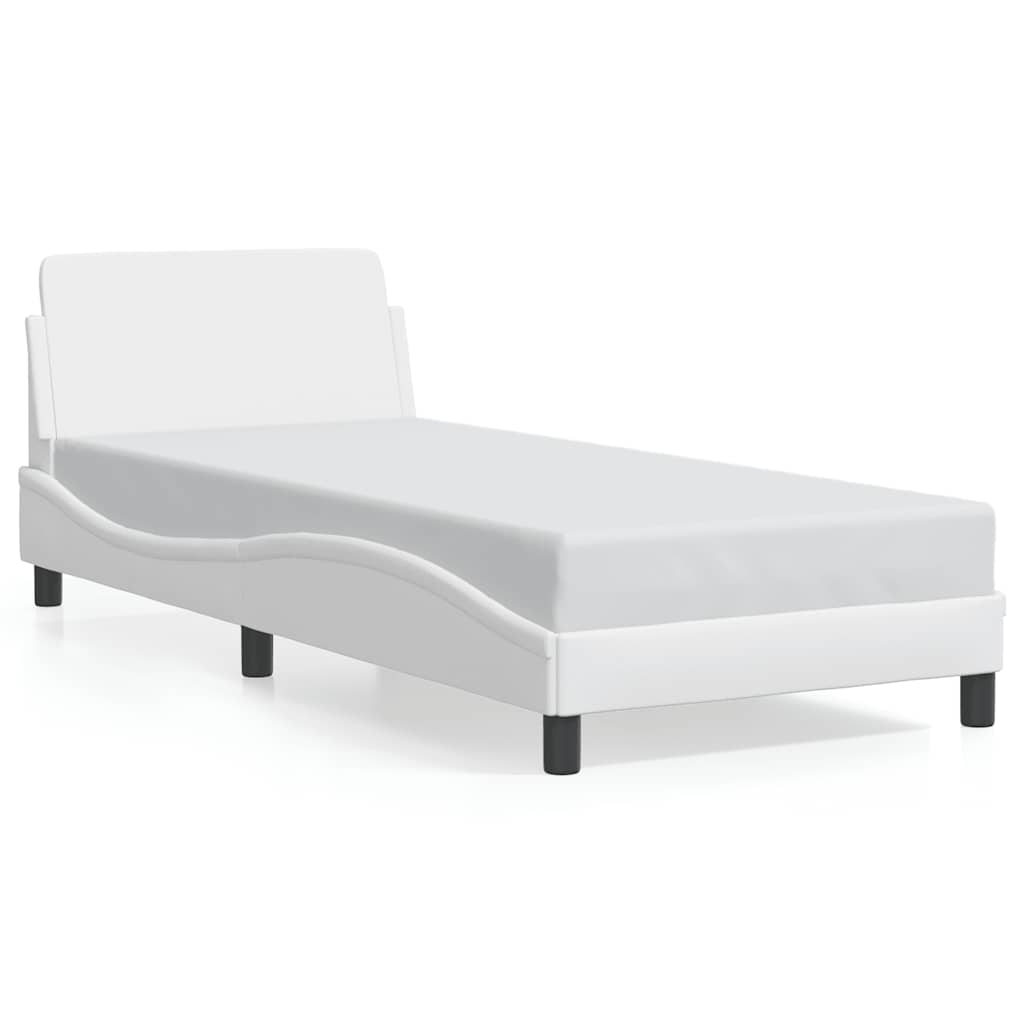 Bettgestell "Dover" Schwarz 80x200 cm Kunstleder