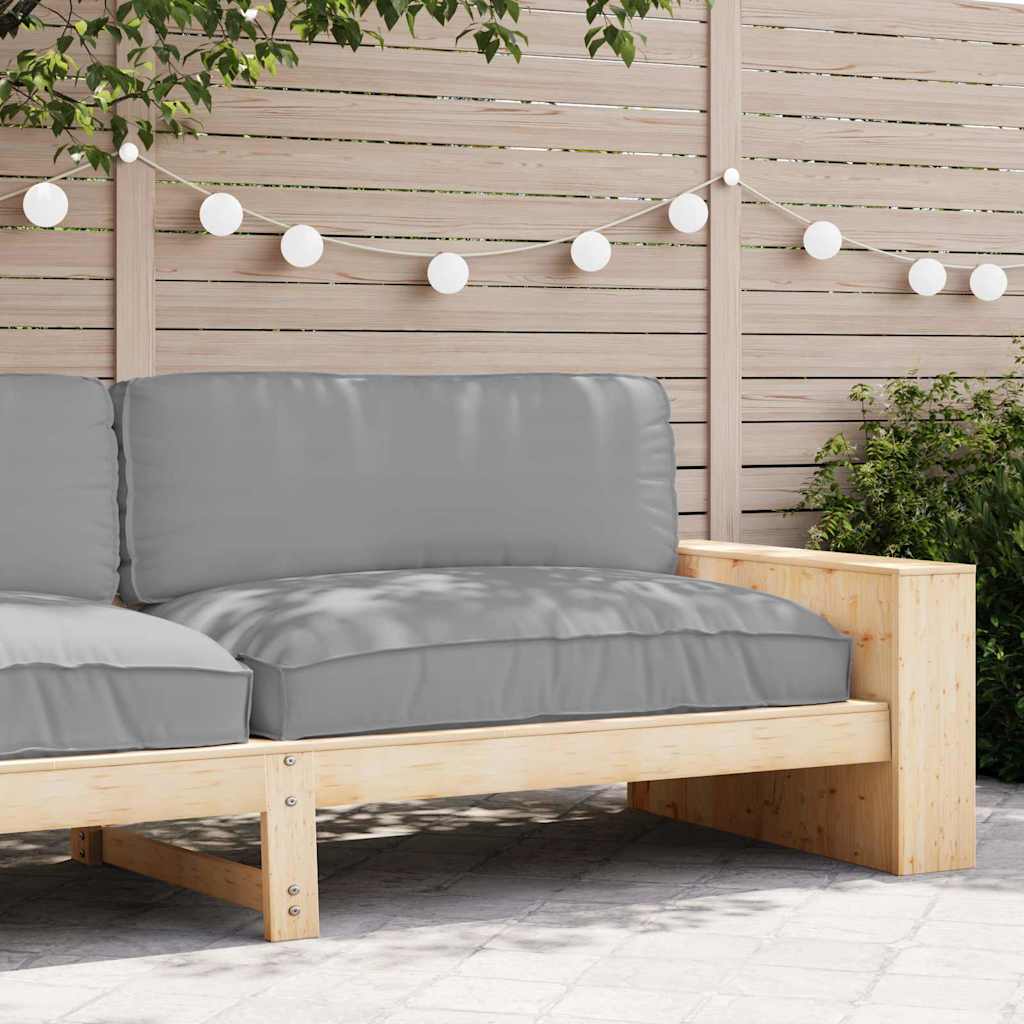 Kissen Anthrazit 120 x 80 x 12 cm Oxford-Stoff