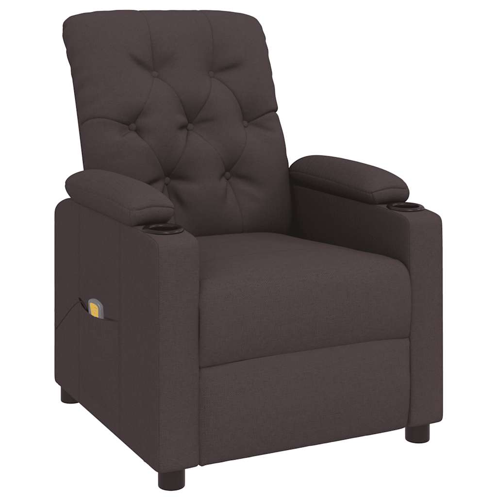 Massagesessel Schwarz Stoff