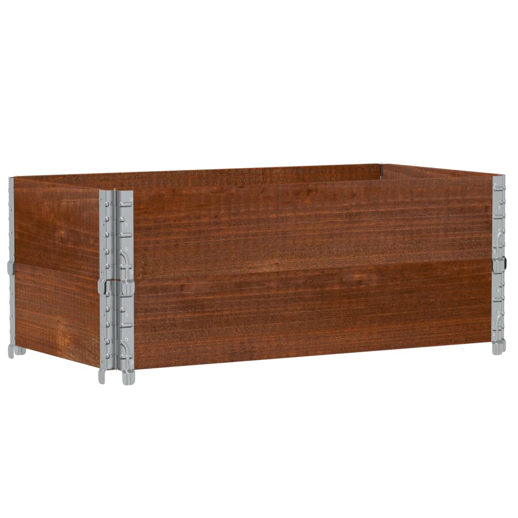 Pflanzkasten Grau 150x100 cm Massivholz Kiefer