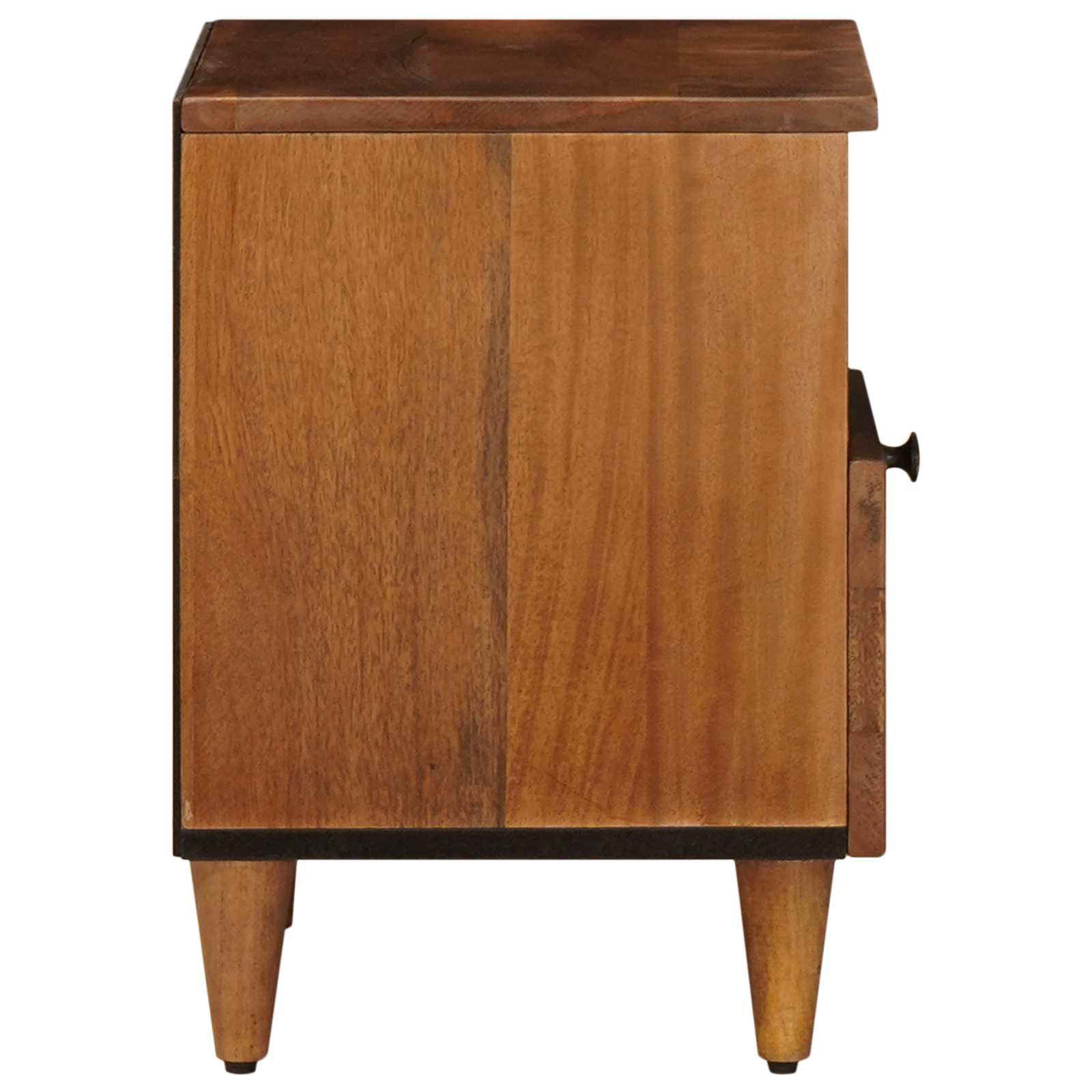 Nachttisch Braun 40 x 33 x 46 cm Massivholz Mango