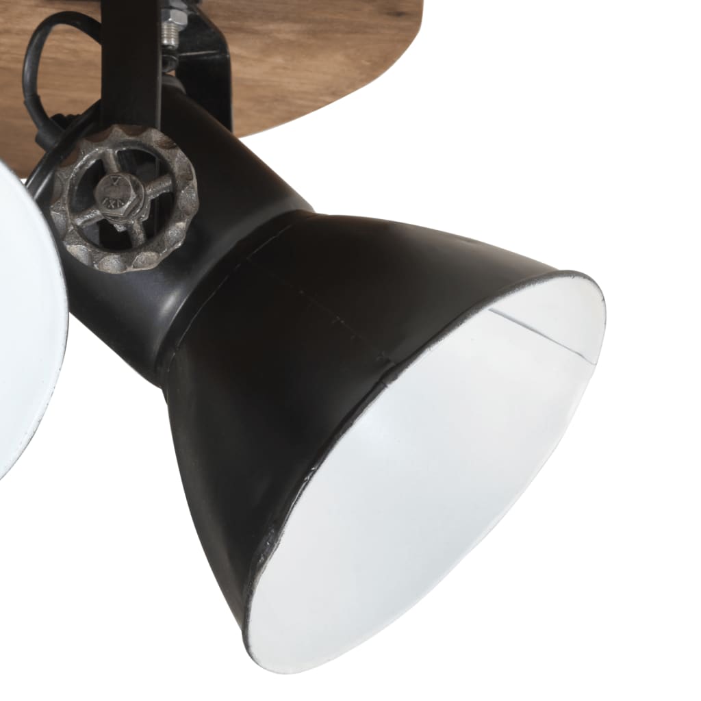 Wandlampe Industriestil Silbern 45x25 cm E27