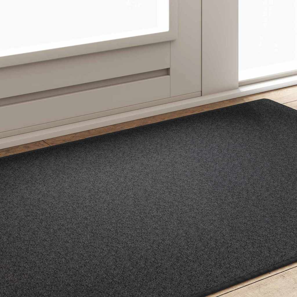Teppichläufer Anthrazit 80 x 500 cm 100% Polypropylen