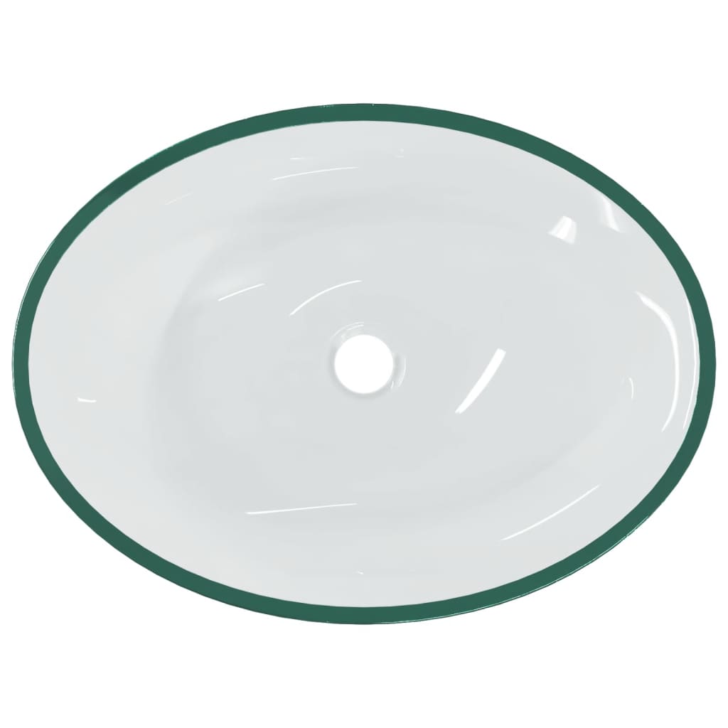 Waschbecken Glas 50x37x14 cm Matt