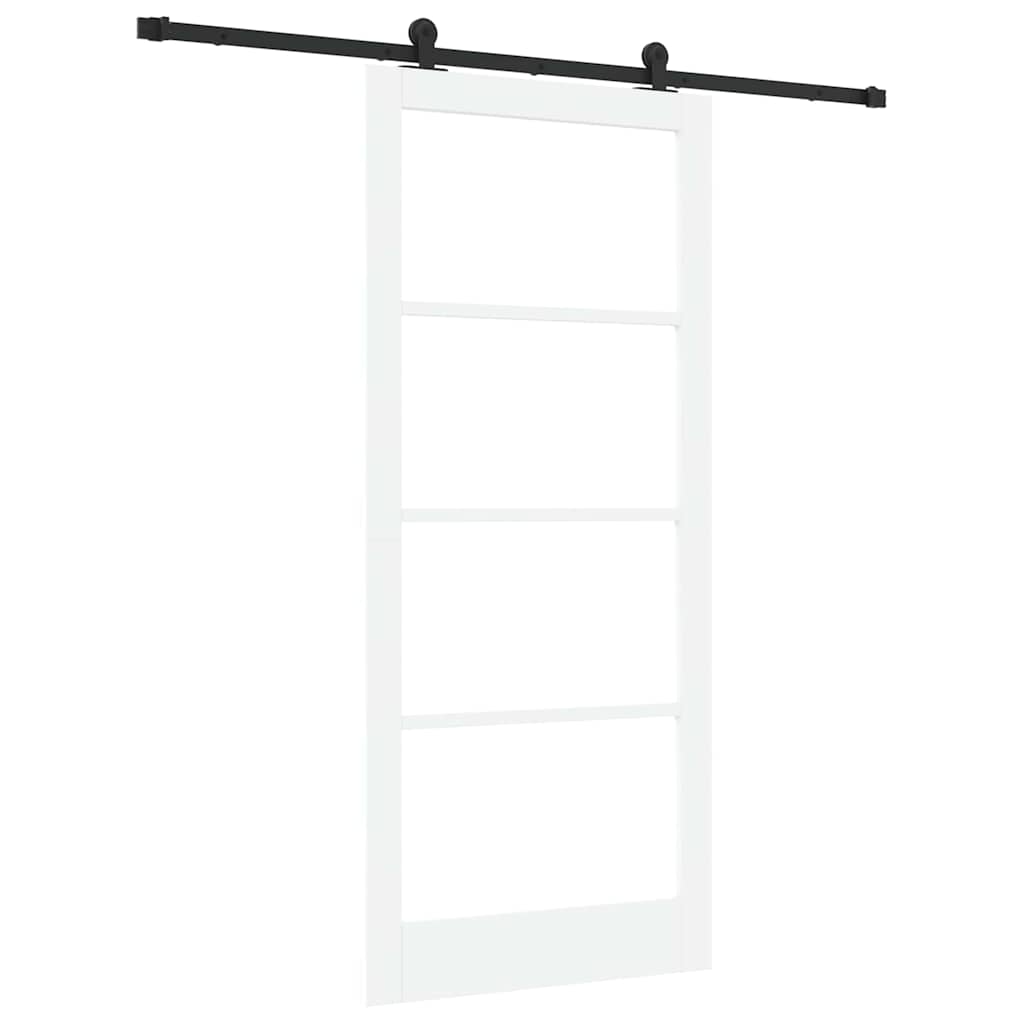 Schiebetür ORKDAL Natürlich und Schwarz 61 x 198,5 cm