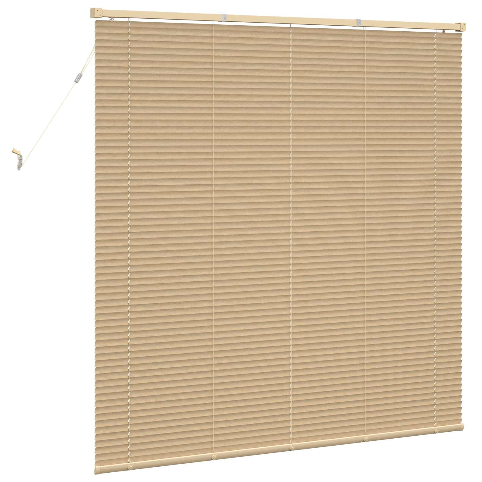 Jalousie Silber Grau 150 x 40 cm 25 mm PVC