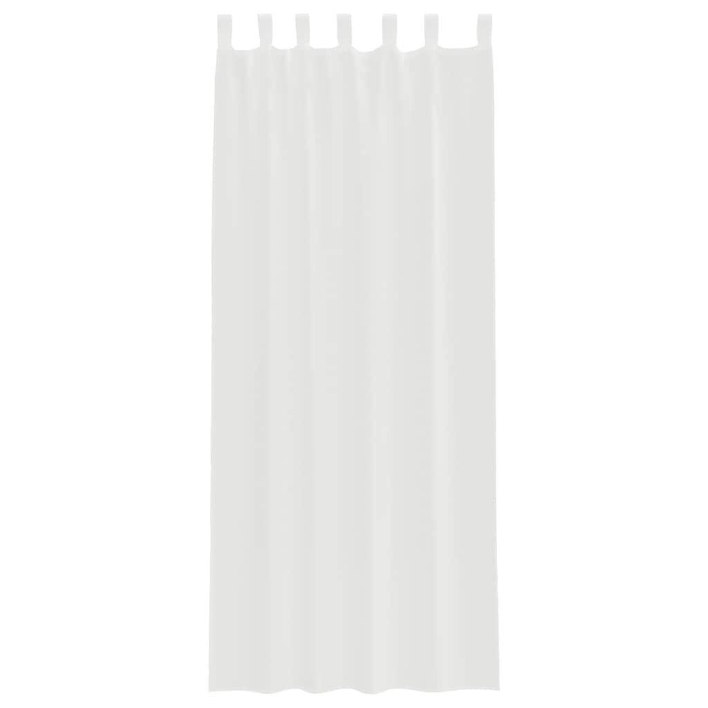 Voile Vorhänge mit Ösen 2 Stk. Apfelgrün 140x140 cm
