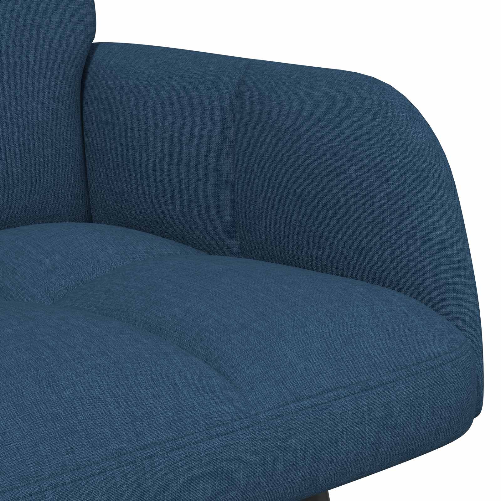 2-Sitzer Sofa Hellgrau 115 x 61 x 87 cm Stoff
