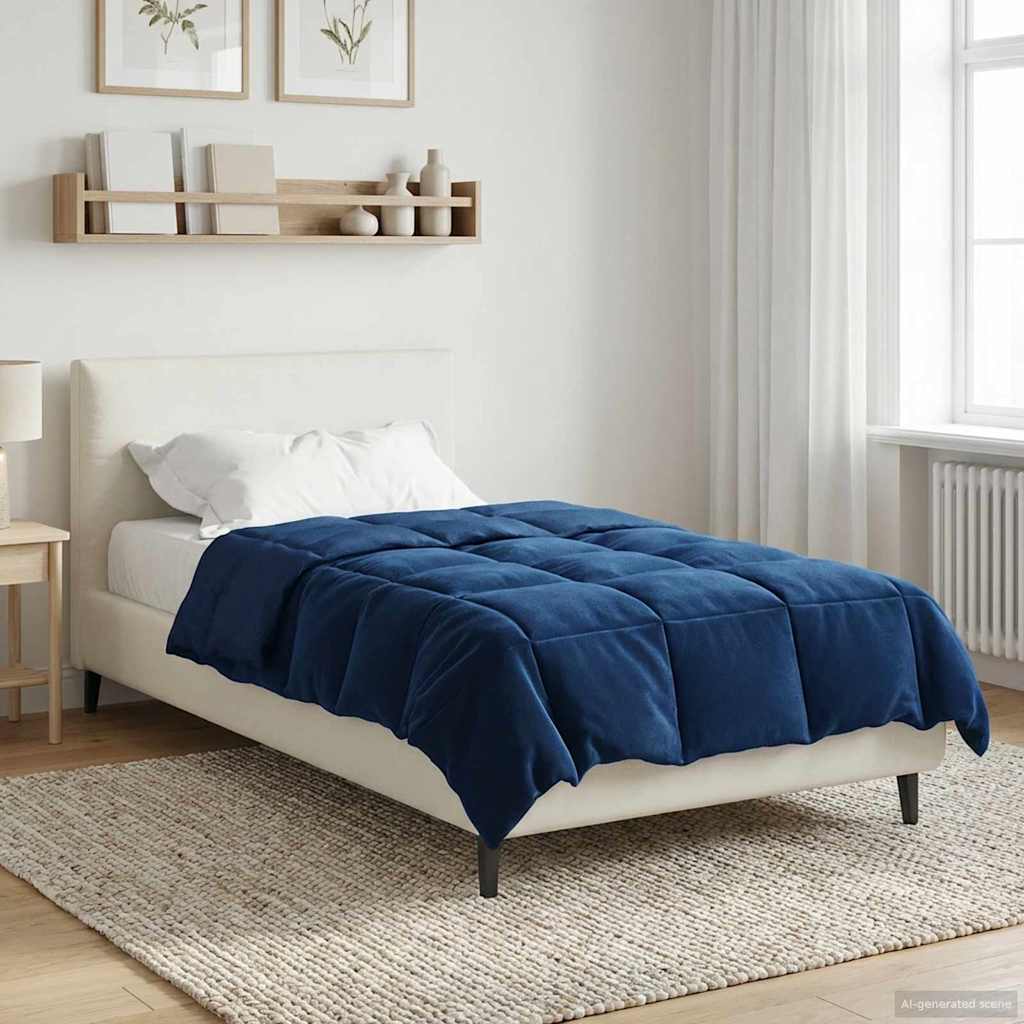 Ganzjahresbettdecke Anthrazit 135 x 200 cm Mikrofaser