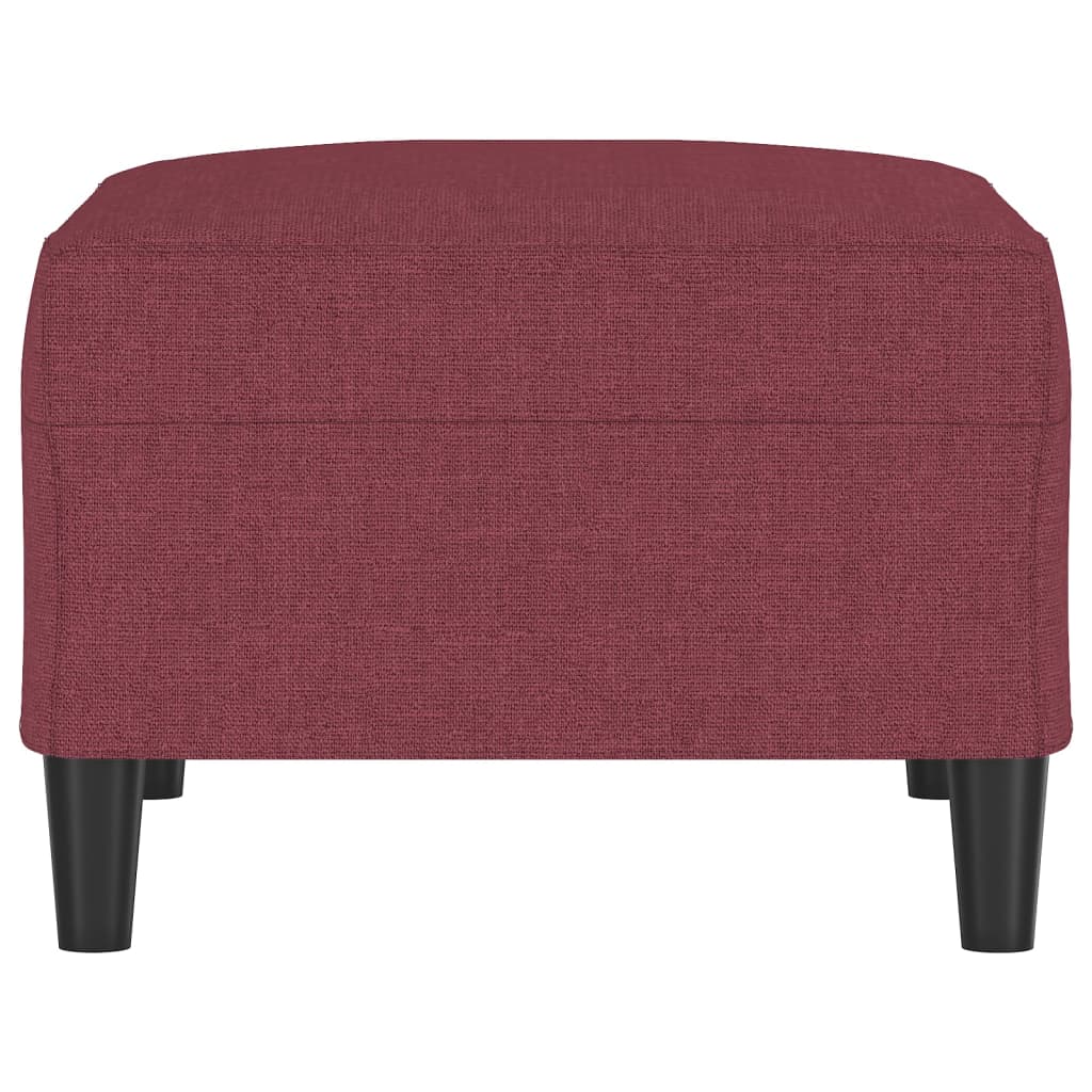 Fußhocker Hellgrau 60x50x41 cm Stoff