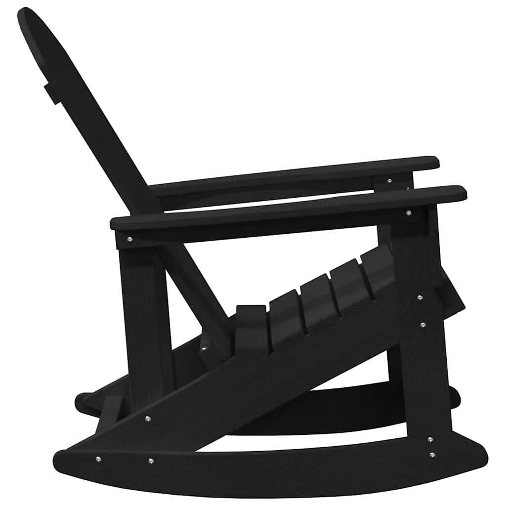 Adirondack-Schaukelstuhl Weiß 92 x 73,5 x 92 cm HDPE
