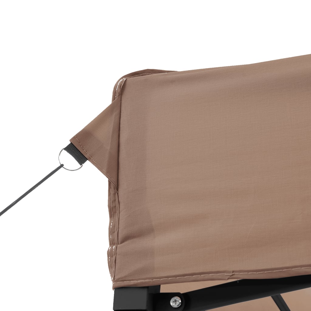 Partyzelt Faltbar Pop-Up Beige 410x279x315 cm
