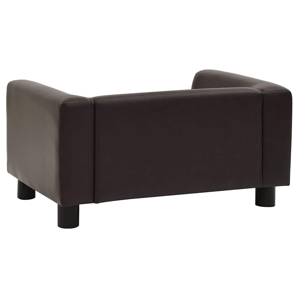 Hundesofa Schwarz 60x43x30 cm Plüsch und Kunstleder