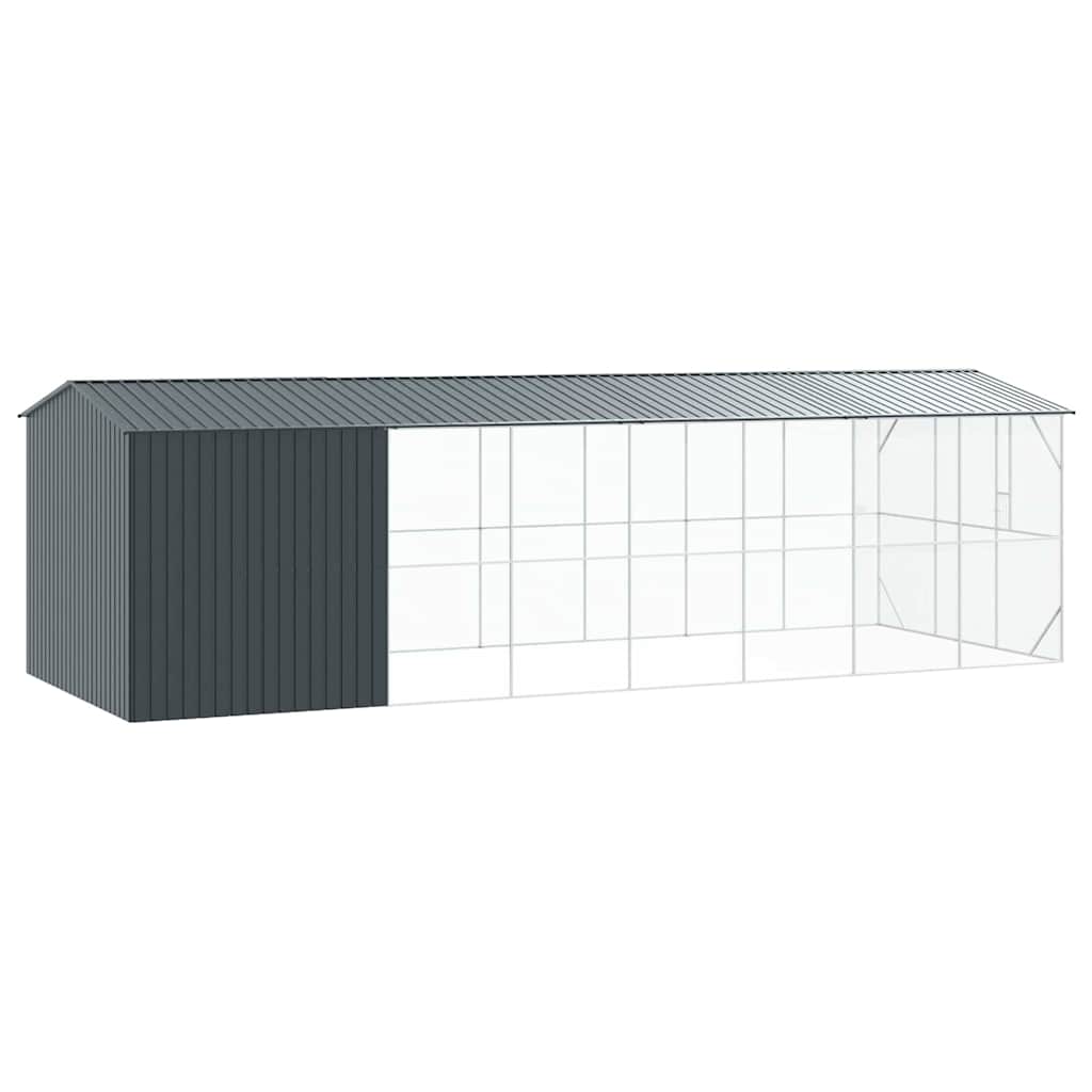 Vogelkäfig Anthrazit 422 x 103 x 142 cm Verzinkter Stahl