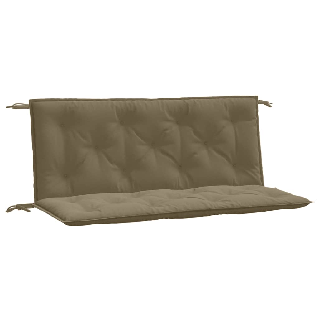 Gartenbank-Auflagen 2 Stk. Melange Anthrazit 100x50x7 cm Stoff