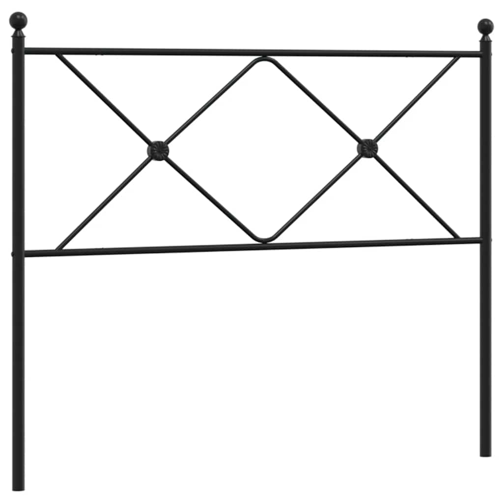 Ersatz-Kopfteil Metall Schwarz 75 cm