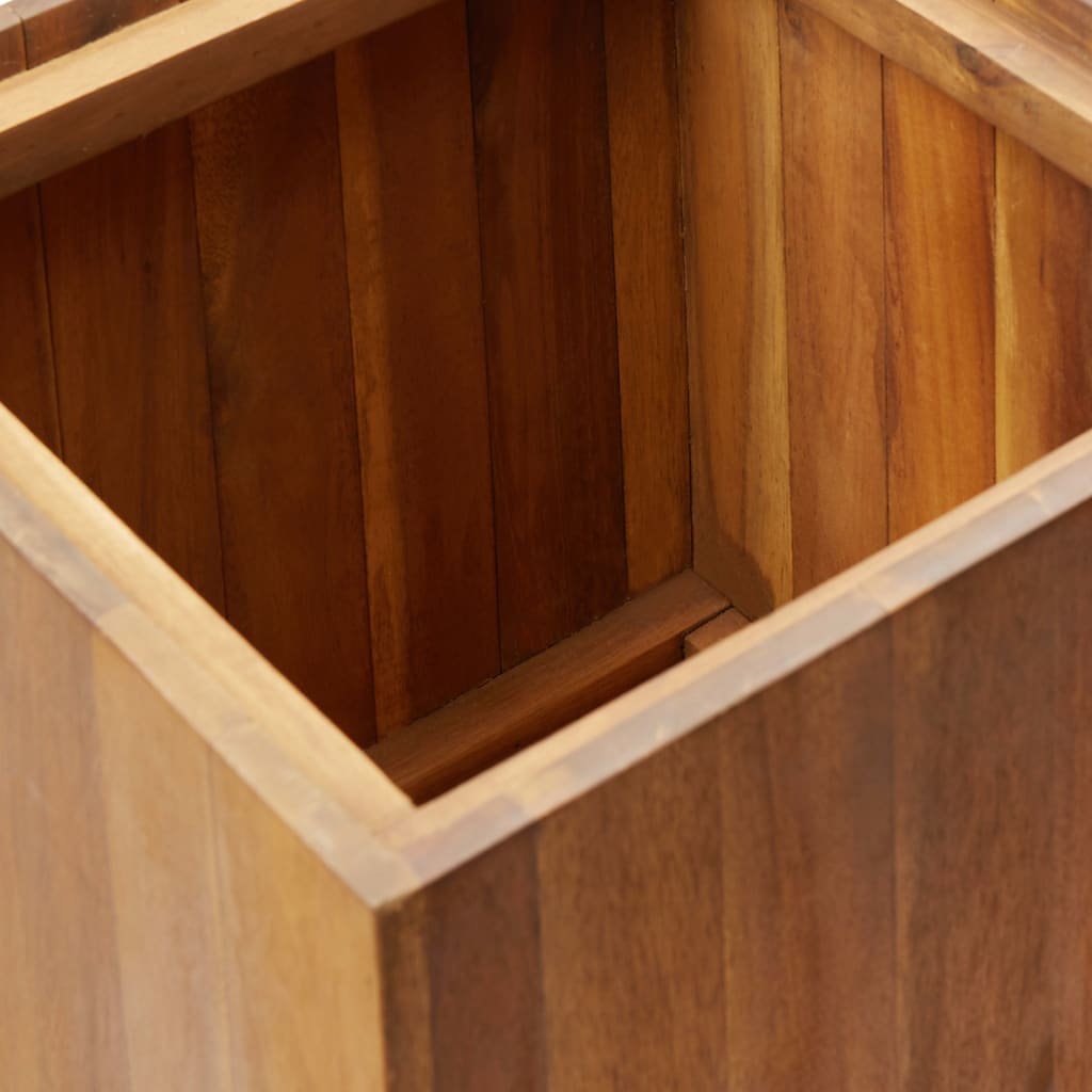 Garten-Hochbeet 24,5x24,5x25 cm Massivholz Akazie