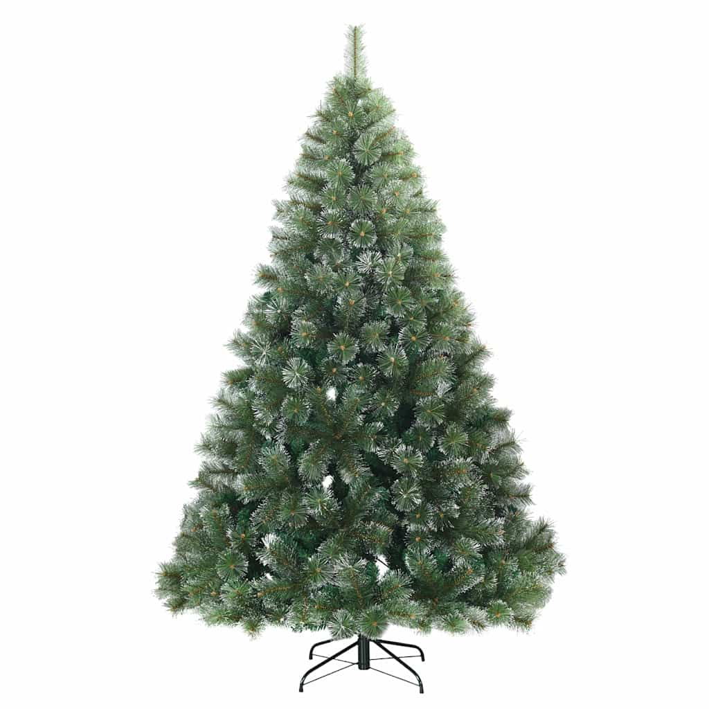 Künstlicher klappbarer Weihnachtsbaum Grün 120 cm PVC, Stahl