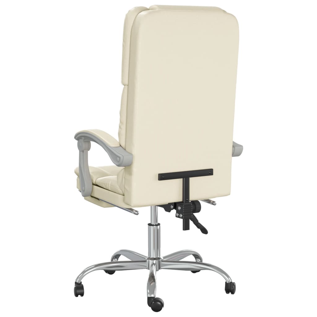 Bürostuhl mit Massagefunktion Schwarz Kunstleder