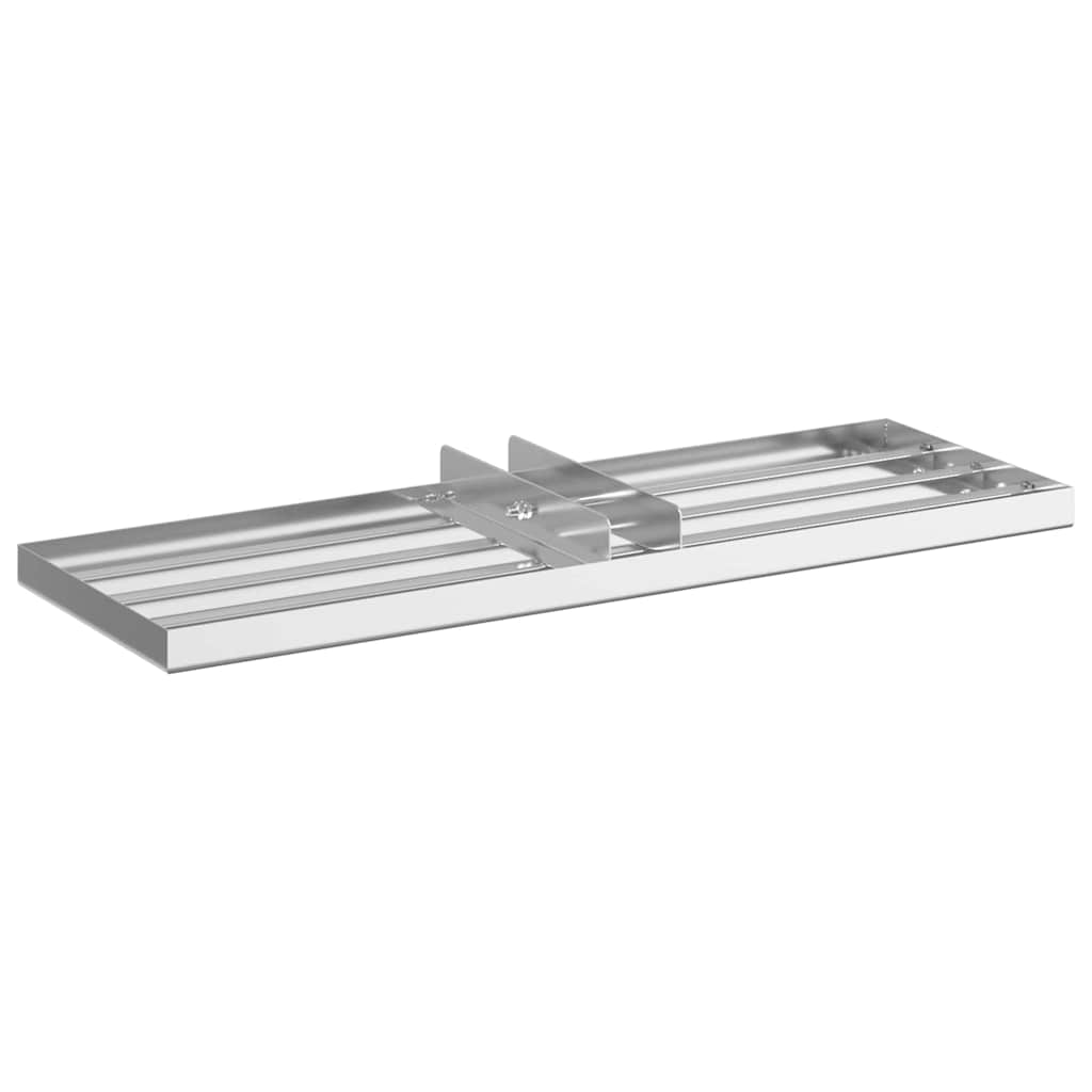 Garten Nivellierrechen Silber 75 x 25 x 200 cm Edelstahl