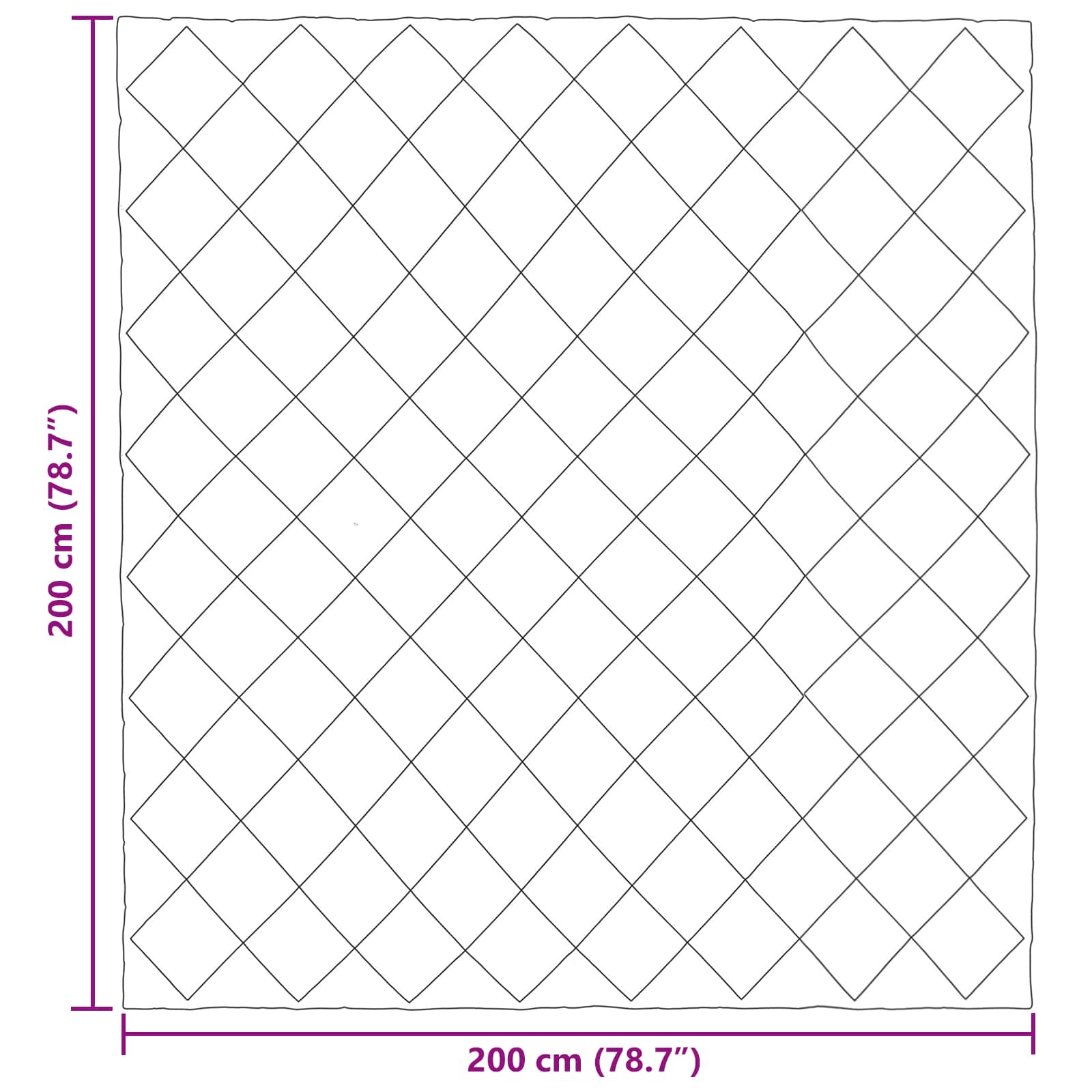 Sommerdecke Anthrazit 200 x 135 cm Mikrofaser