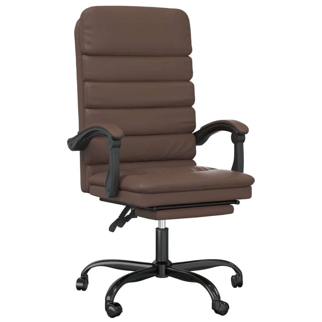 Bürostuhl mit Massagefunktion Schwarz Kunstleder