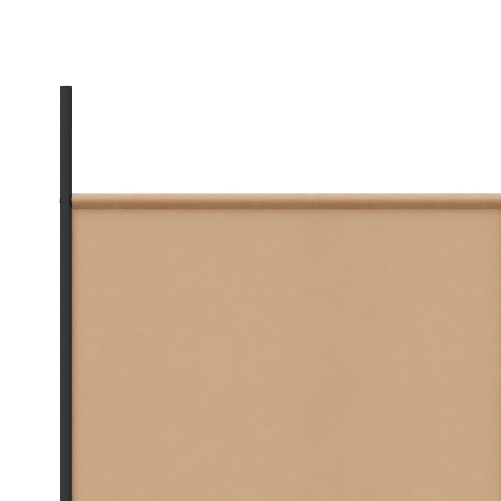 3-tlg. Raumteiler Weiß 260x180 cm Stoff