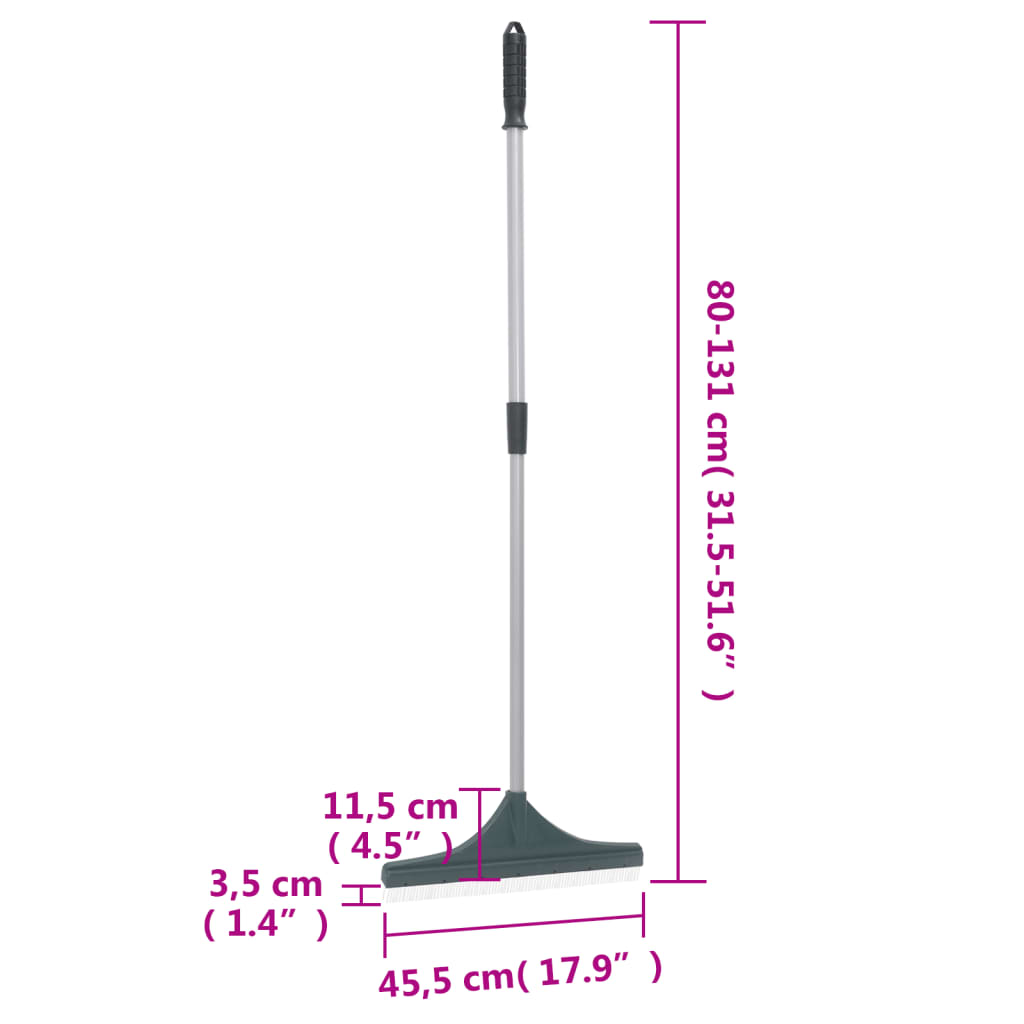 Rechen für Kunstrasen Dunkelgrün 131 cm PP