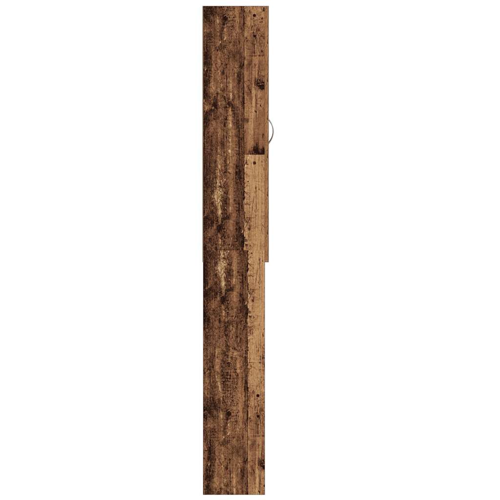 Waschmaschinenschrank Weiß 64x25,5x190 cm