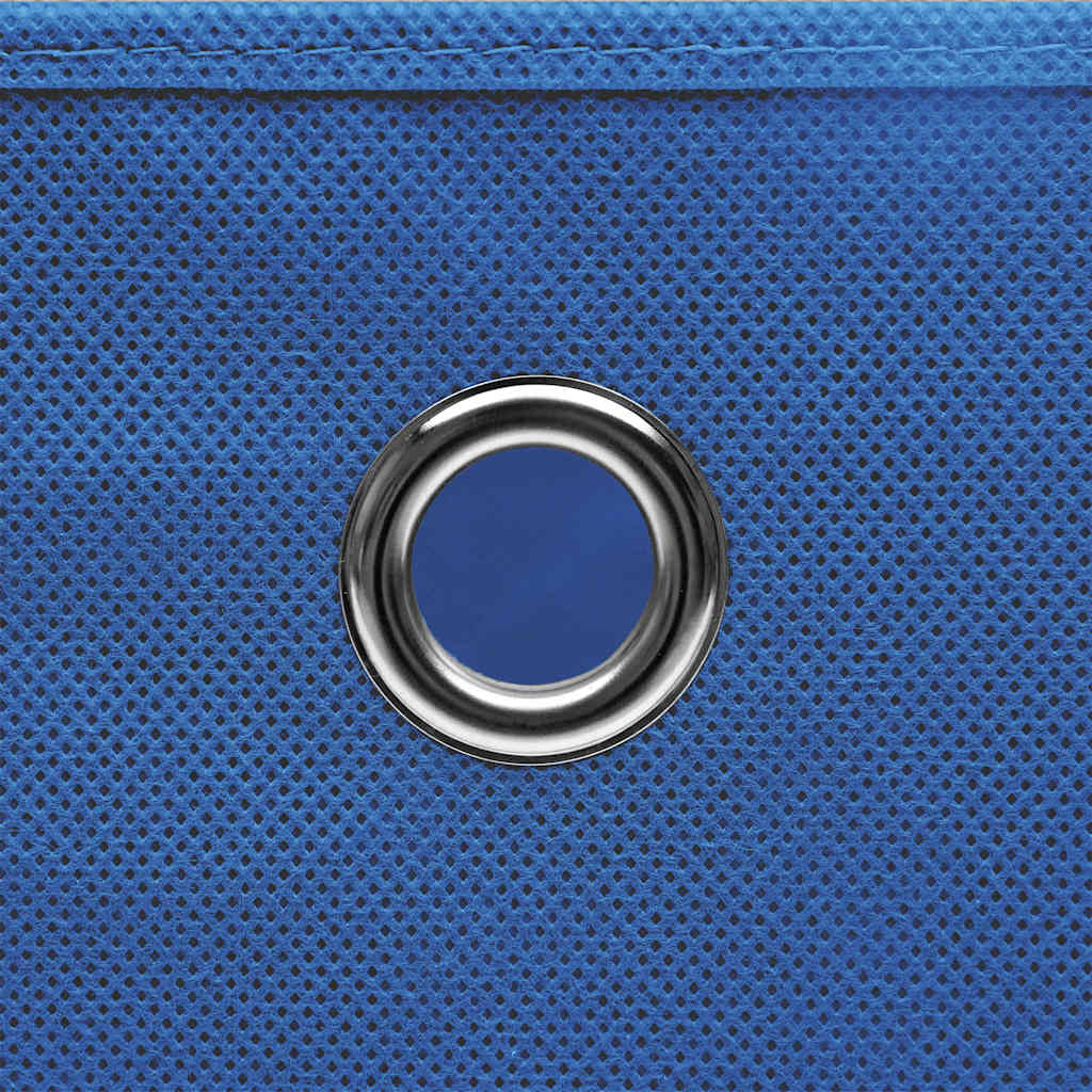 Aufbewahrungsboxen 4 Stk. Blau 32x32x32 cm Stoff