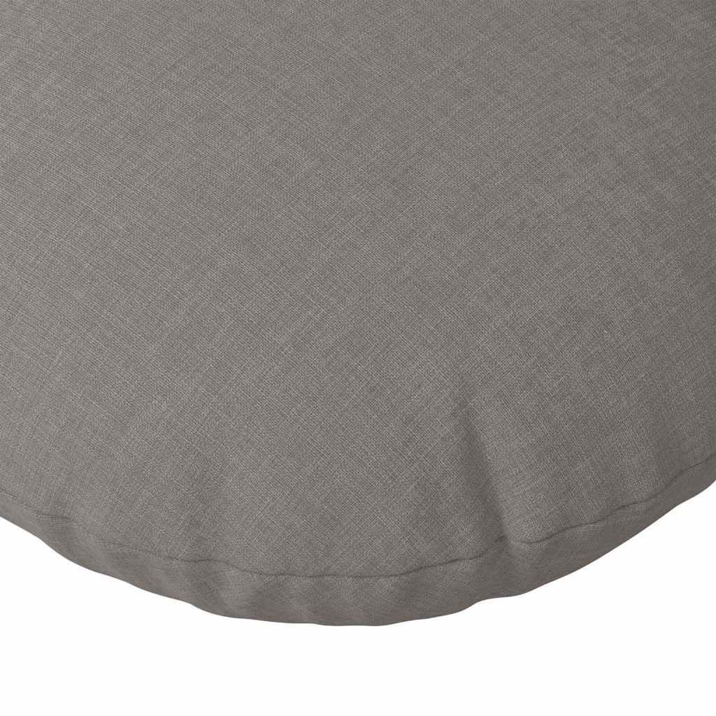 Sitzkissen 2 pcs Hellgrau Ø30 x 13 cm Stoff