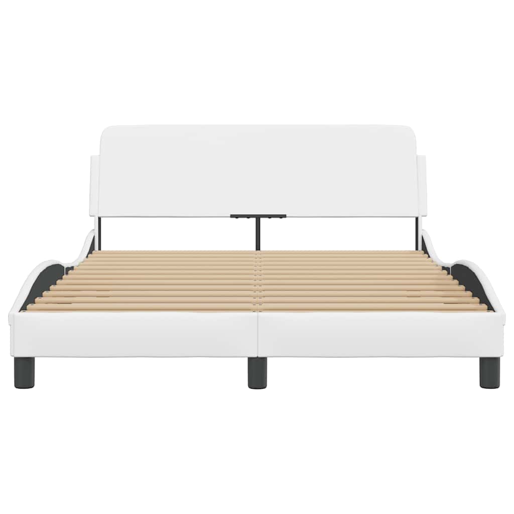 Bettgestell "Dover" Schwarz 80x200 cm Kunstleder