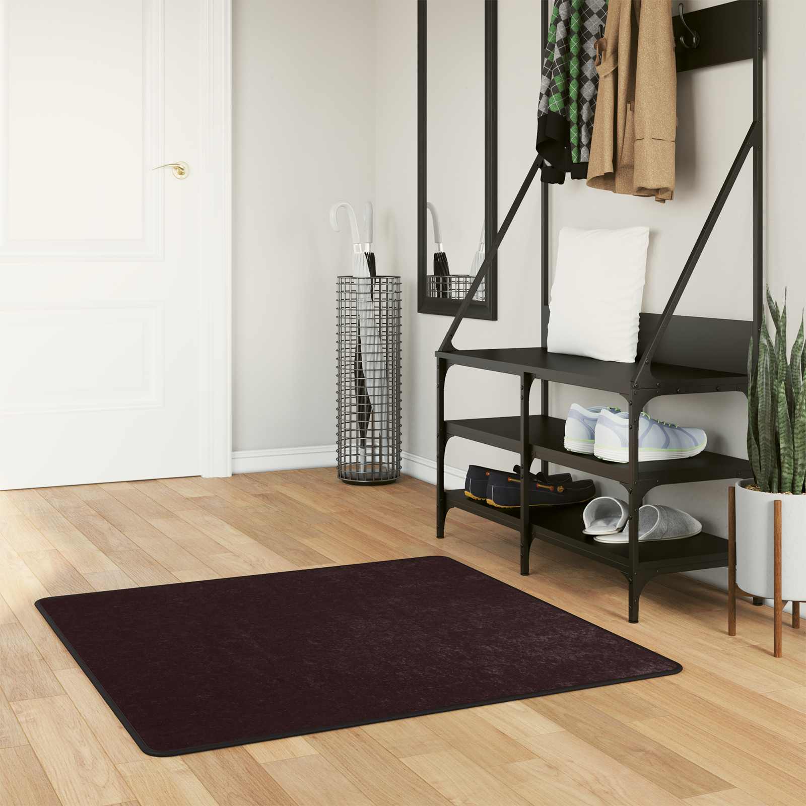 Teppich Waschbar Mehrfarbig 160x230 cm