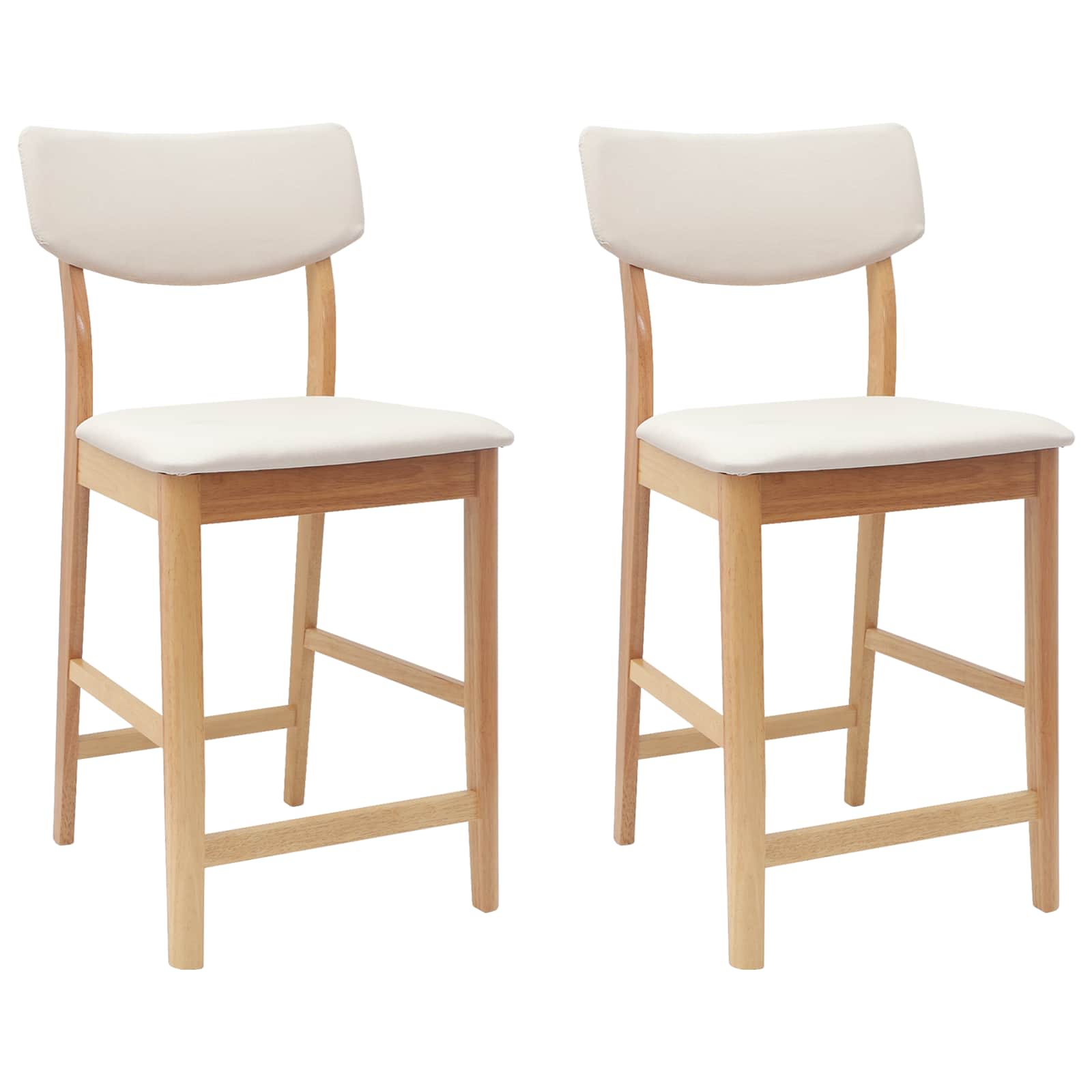 Esszimmerstühle 2 pcs Hellbraun 48 x 49 x 95 cm