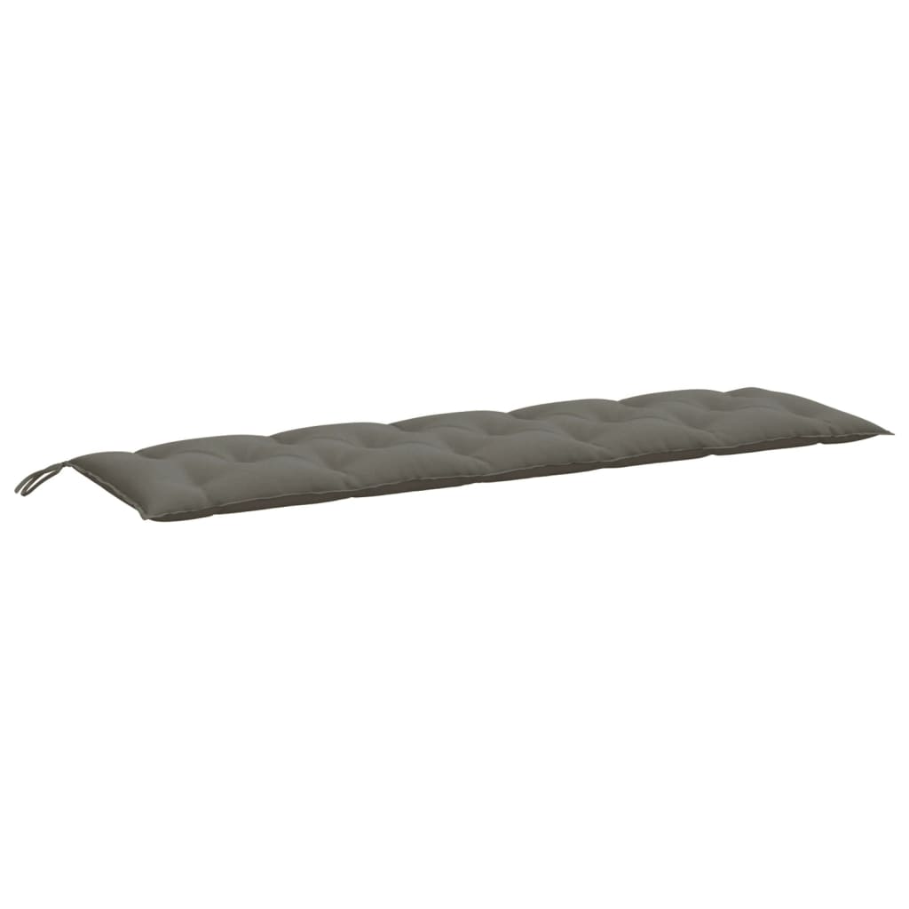 Gartenbank-Auflagen 2 Stk. Melange Anthrazit 100x50x7 cm Stoff