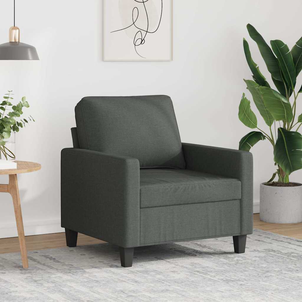 3-Sitzer-Sofa Hellgrau 180 cm Stoff