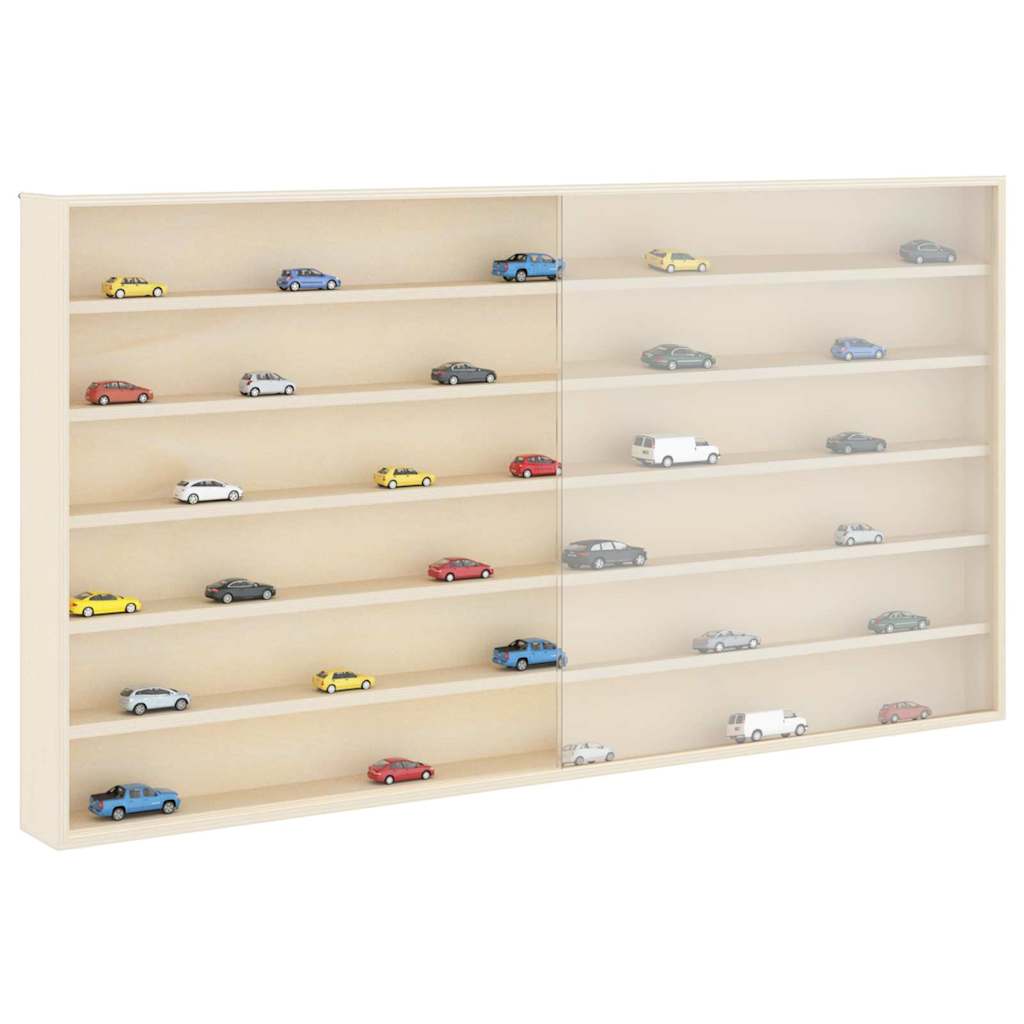 Sammlervitrine aus Holz mit Türen 40x8,5x37 cm