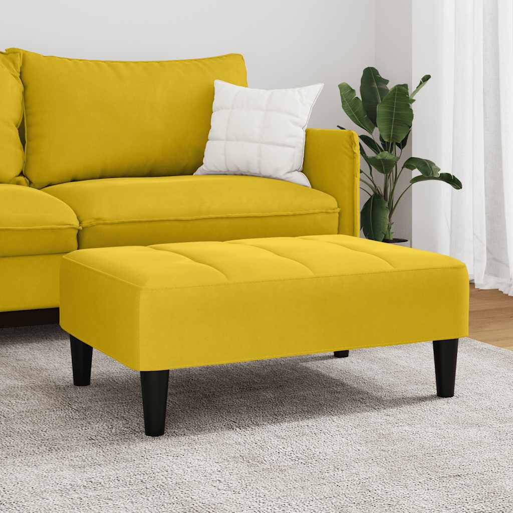 Fußhocker Blau 77x55x31 cm Samt