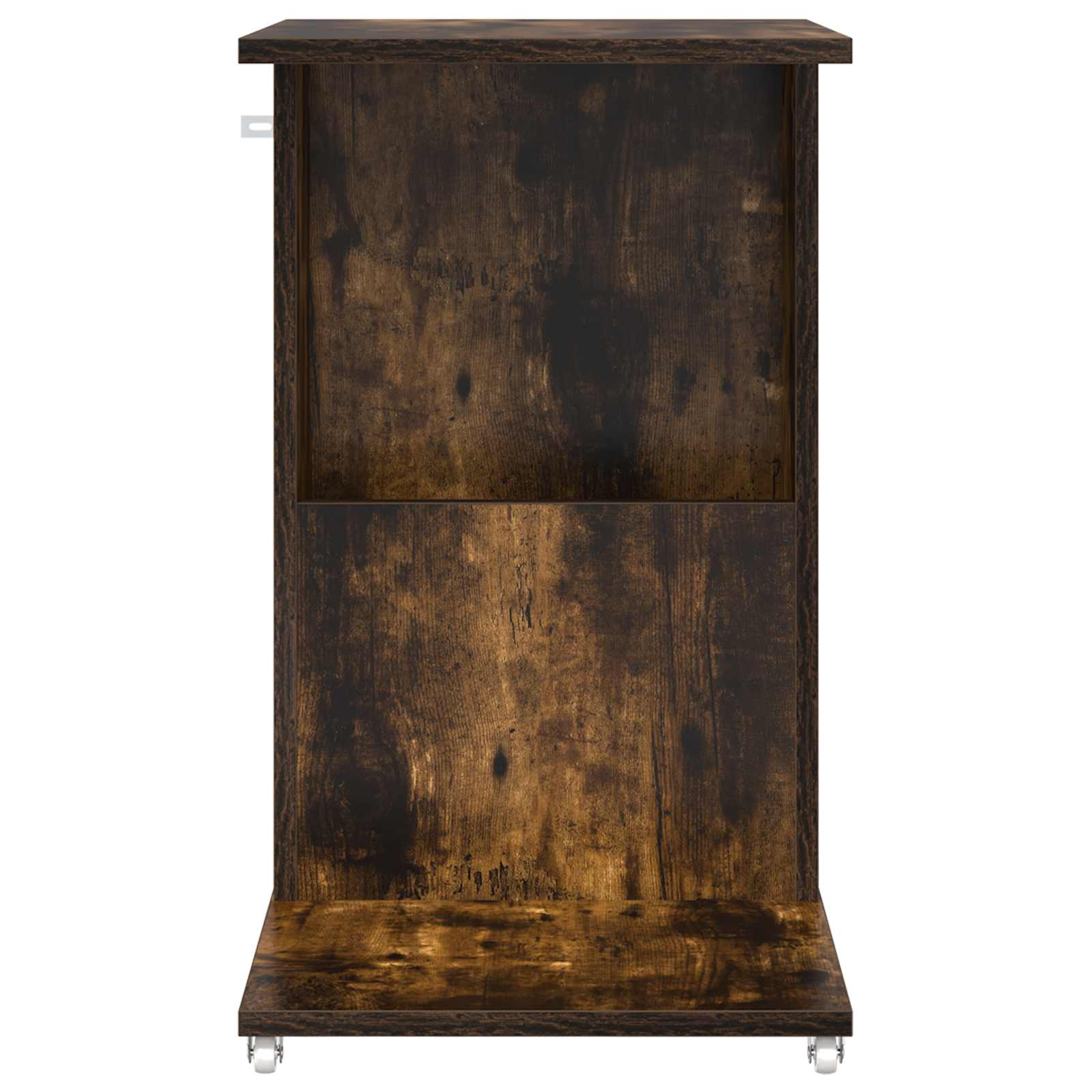Beistelltisch Mit Rad Weiß 40 x 35 x 60 cm Holzwerkstoff