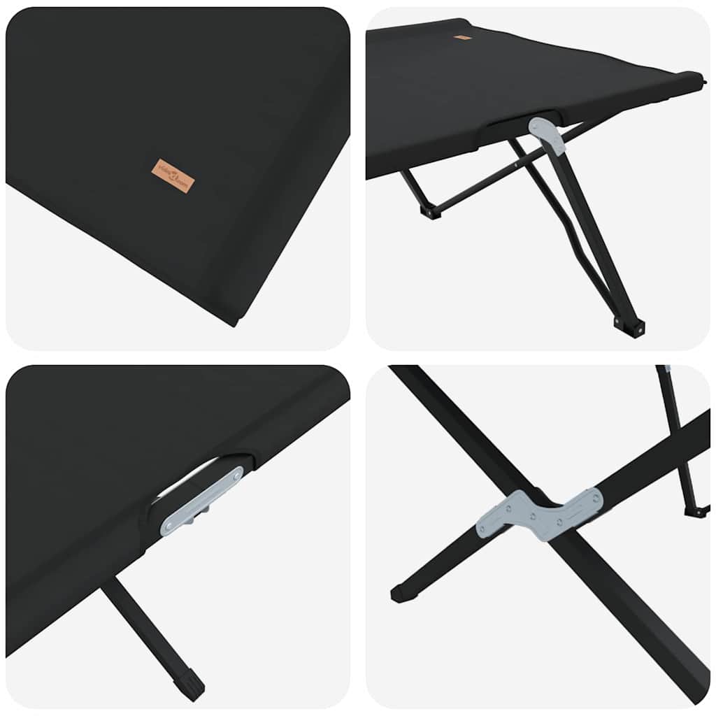 Klapp Schlafbett fürs Camping Blau 206 x 76 x 74 cm