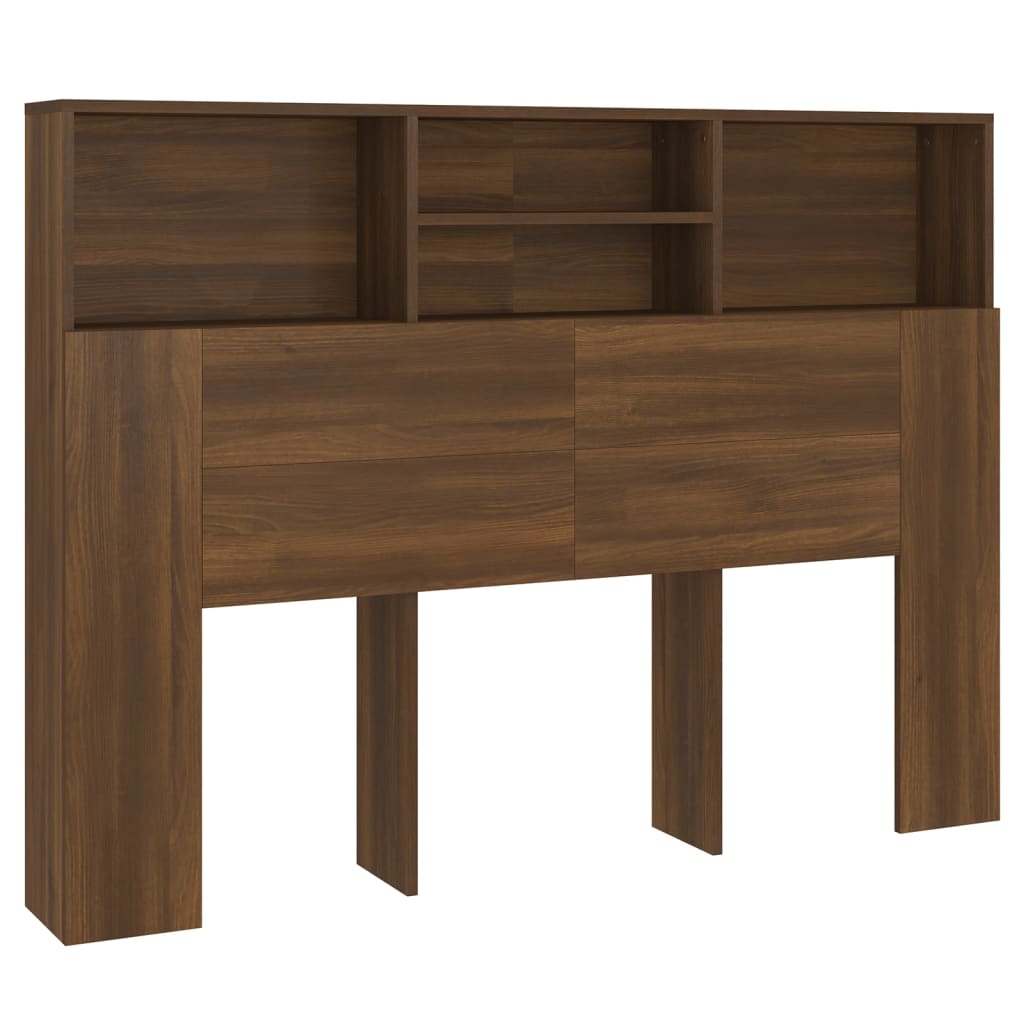 Bett-Kopfteil mit Ablagen Weiß 100x19x103,5 cm