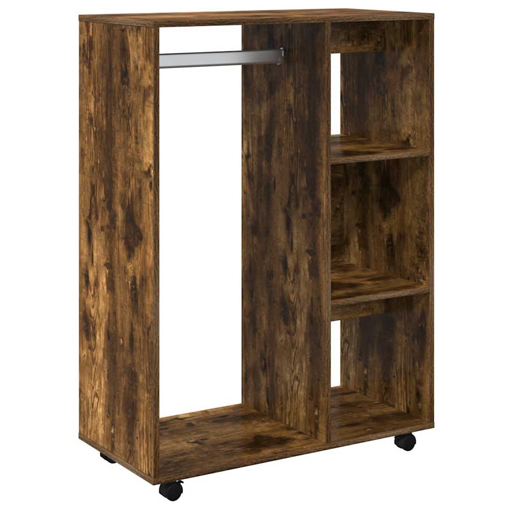Kleiderschrank Weiß 80x40x110 cm Holzwerkstoff