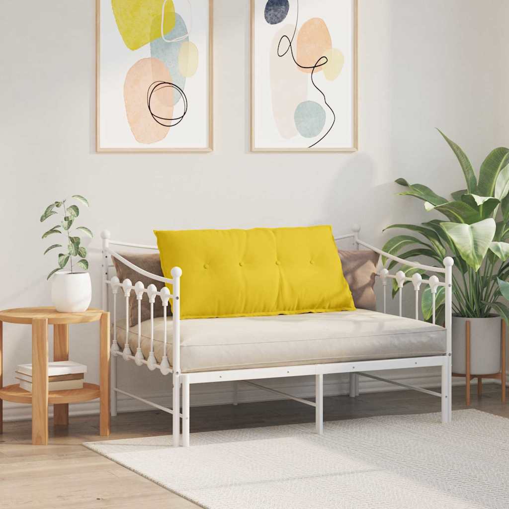 Rückenkissen Hellgrau 50 x 19 x 45 cm Stoff