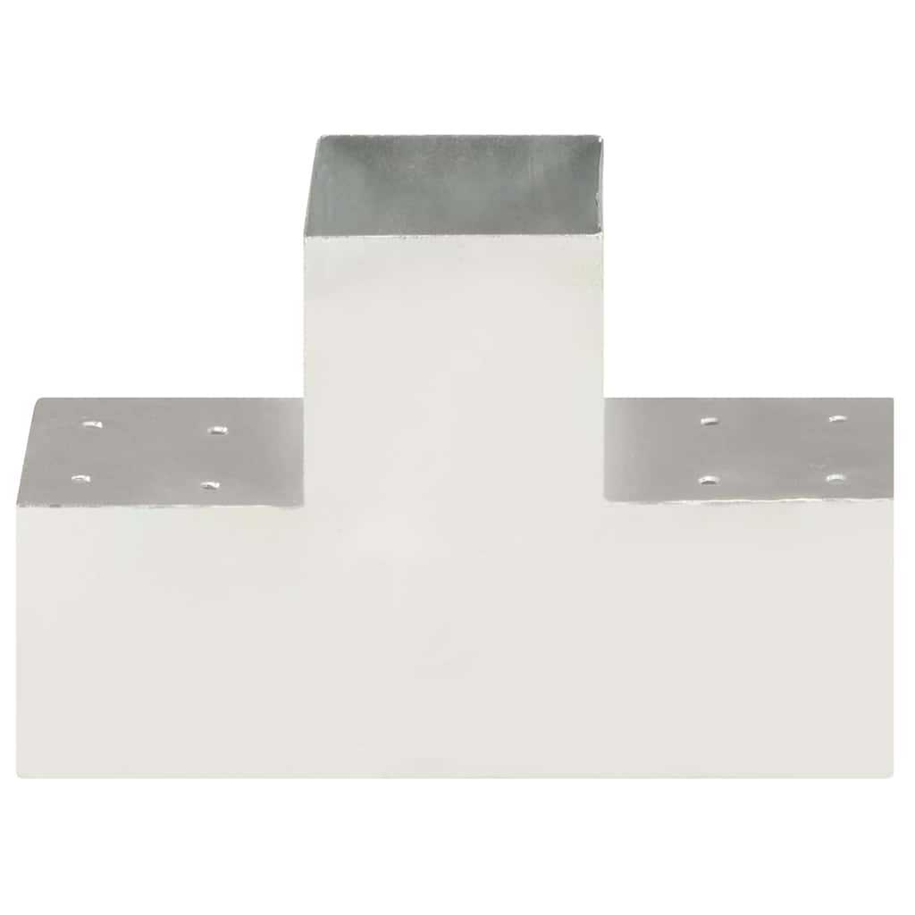 Pfostenverbinder L-Form Verzinktes Metall 71 x 71 mm