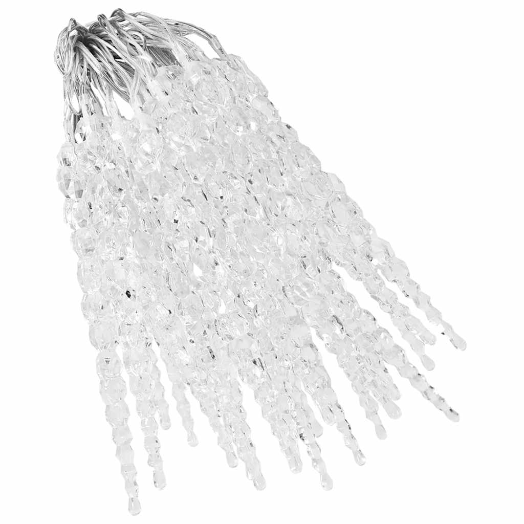 Eiszapfen-Lichterkette 200 LEDs Blau 20 m Acryl PVC